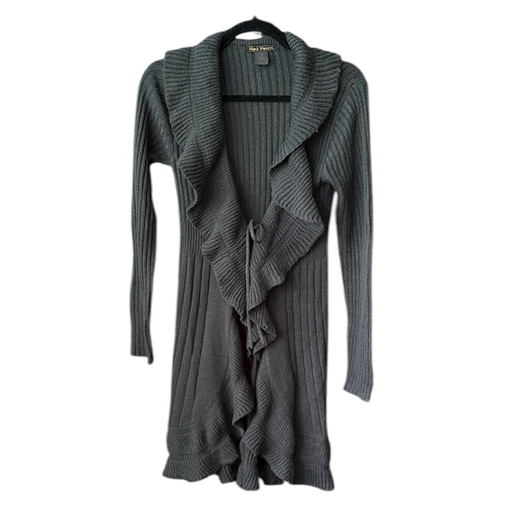 Deep green Ribbed Women's Sweater